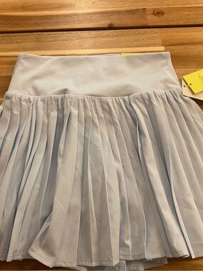 all in motion Light Blue Pleated Mini Skirt